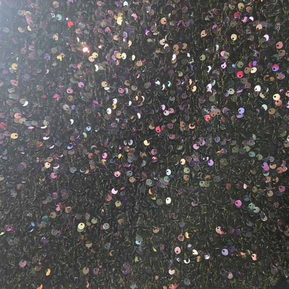 Elegant Black Sequin Backless Dress - Picture 4 of 5